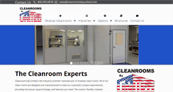 Desktop Screenshot of cleanroomsbyunited.com