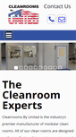 Mobile Screenshot of cleanroomsbyunited.com